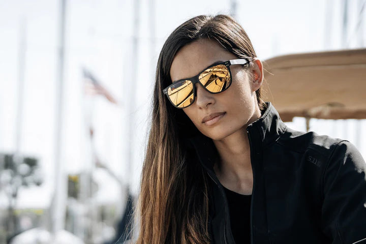 GATORZ WRAITH BLACK / OPZ ROSE, GOLD MIRROR LENS / ANTI-REFLECTIVE COATING