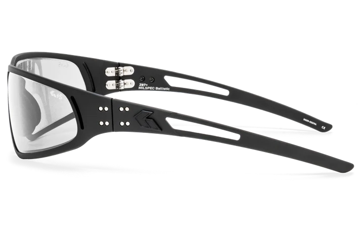 REVENANT - BLACK - MATTE BLACK LOGO - MILSPEC BALLISTIC INFERNO PHOTOCHROMIC W/ ANTI-FOG, ANSI Z87.1+