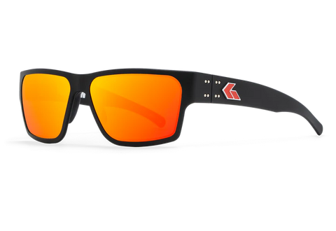 KERSHAW DELTA - BLACK - RED LOGO - ROSE, SUNBURST MIRROR & KERSHAW KNIFE