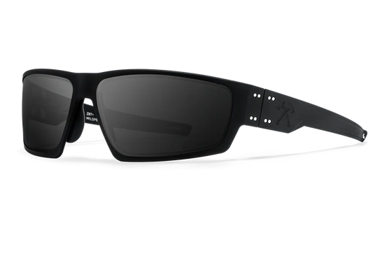 JACK CARR WARHAWK - BLACK - BLACKOUT TOMAHAWKS FRAME - MILSPEC BALLISTIC W/ ANTI-FOG SMOKE LENS