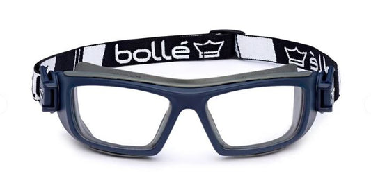 BOLLE KOVER RX - PC - NAVY BLUE - BLACK POLYESTER STRAP -  57/16