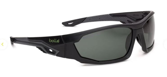 BOLLE MERCURO SAFETY SPECTACLES PC POLARIZED SMOKE AS PC TPR FULL FRAME - PACK OF 10