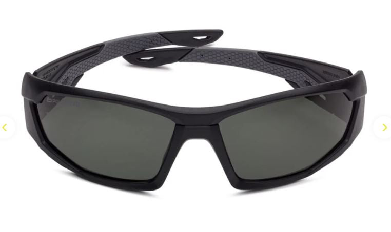 BOLLE MERCURO SAFETY SPECTACLES PC POLARIZED SMOKE AS PC TPR FULL FRAME - PACK OF 10