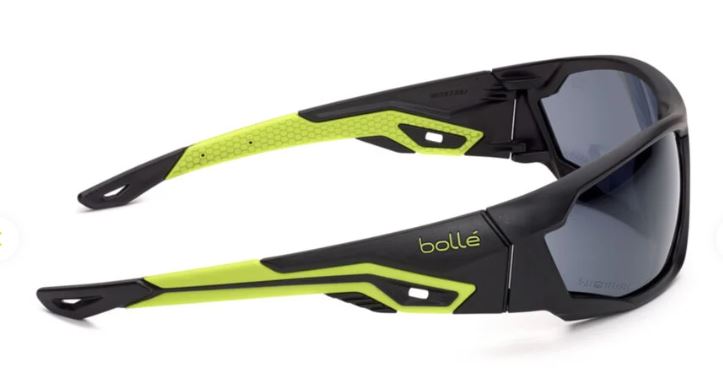 BOLLE MERCURO SAFETY SPECTACLES PC SMOKE PLATINUM PC TPR FULL FRAME - PACK OF 10