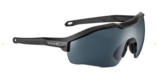 MY6 BSSI - EYESHIELDS - SMOKE PC LENS - PLATINUM ASAF - BLACK PC/NYLON FRAME
