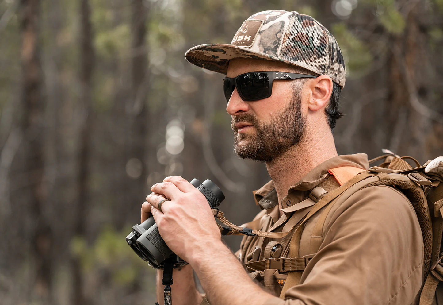 MARAUDER - OD GREEN / BLACK LOGO - SMOKE POLARIZED
