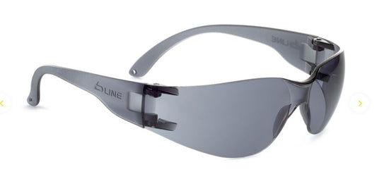 BOLLE BL30 SAFETY SPECTACLES PC SMOKE ASAF PC RIMLESS TRANSLUCENT TEMPLE