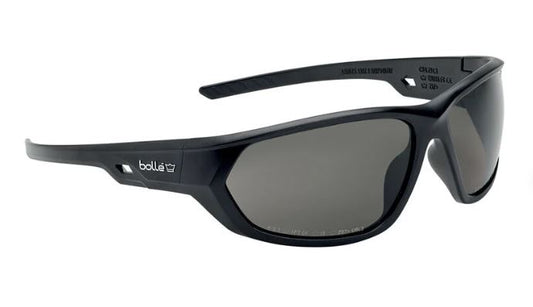 BOLLE KOMET INDUSTRIAL SPECTACLE PC SMOKE ASAF BLACK PC FULL FRAME - PACK OF 10