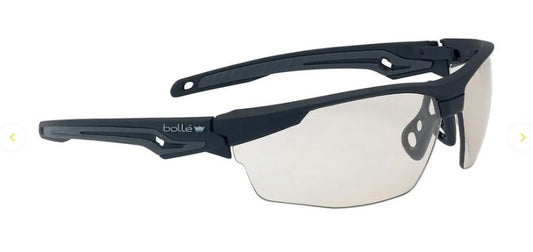 BOLLE TRYON SPECTACLES COPPER PC LENS PLATINUM COATING BLACK FRAME BSSI BOX