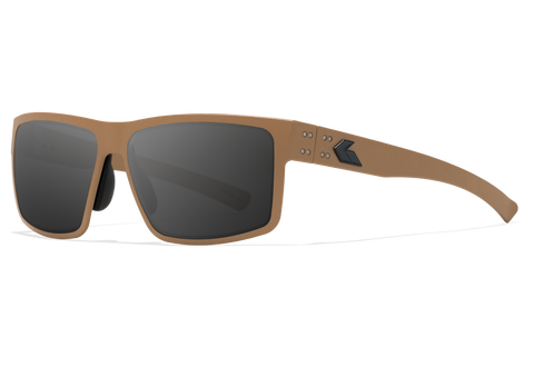 Non-Polarized / Smoke / Tan w/Black Logo