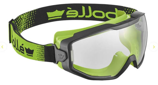 BOLLE SPECTRUM SAFETY GOGGLE PC CLEAR PLATINUM LITE TOP BOTTOM SEALED - PACK OF 5