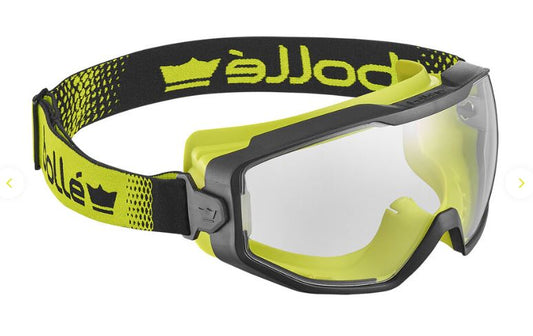 BOLLE SPECTRUM SAFETY GOGGLE PC CLEAR PLATINUM TOP BOTTOM INDIRECT VENTED WITH FOAM - PACK OF 5