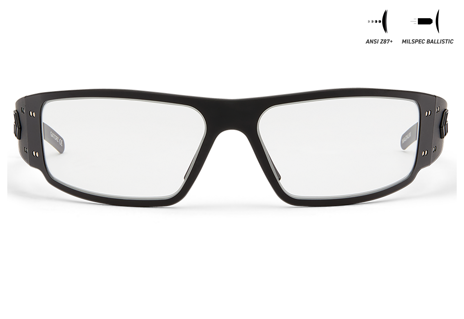 magnum black milspec clear front