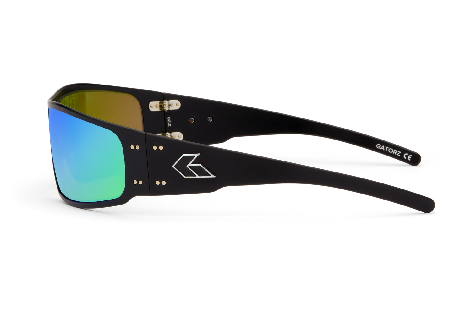 magnum black silver green polar side