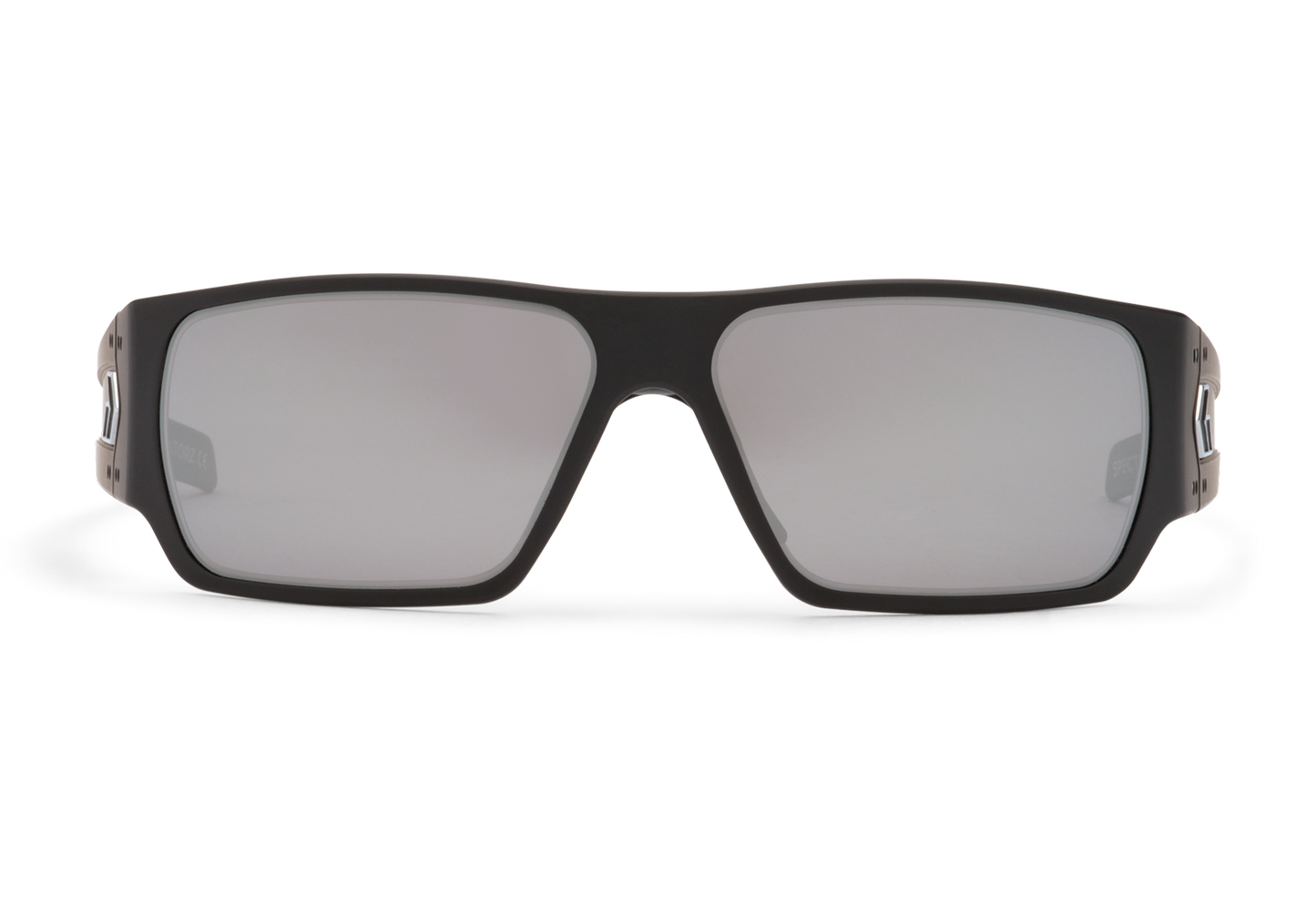 specter black silver smoke optimized polarized opz w silver mirror front